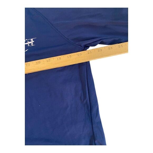 The Endless Summer Shirt Mens Large Blue Long Sleeve Surf Swim Stretch - Picture 8 of 12